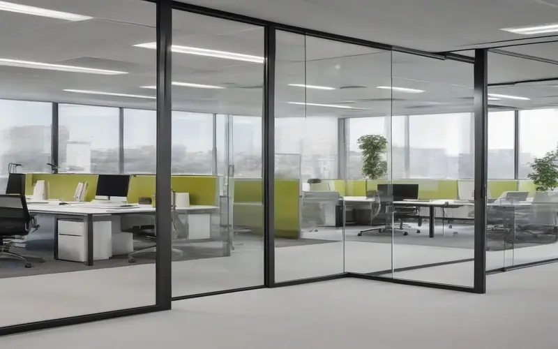 Aluminium glass installation in Dubai and Abu Dhabi for doors, windows, and partitions by Builderlines