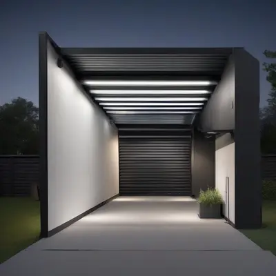 Spacious and durable double car parking shed in Al Ain, Abu Dhabi