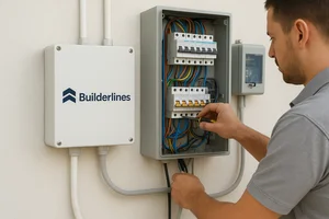 Electrical system maintenance and safety inspection by Builderlines for Dubai homes