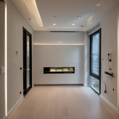 Modern home featuring smart home technology with automated controls in Khalifa City, Abu Dhabi